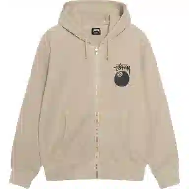 Stussy 8 Ball Pig Dyed Zip Hood