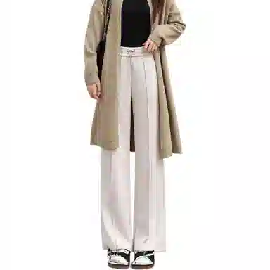 【dme】 纯色阔腿简约舒适休闲裤 女款 杏色