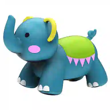 哈哈球 小熊圆圆 小象安安 跳跳马  防摔加大加厚 可骑可坐 跳跳马 玩具