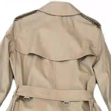Burberry Beige Double-Breasted Coat