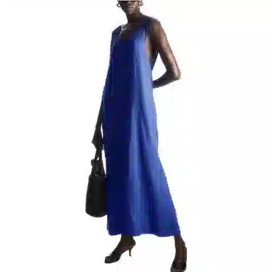 COS Sleeveless Dress Blue