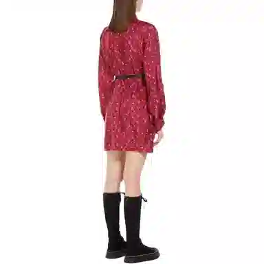 MaxMara Ozio Printed Silk Shirt Dress