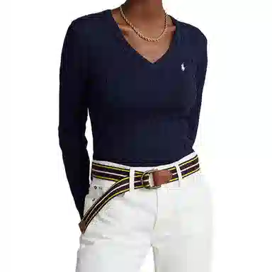 Polo Ralph Lauren V-Neck Navy Sweater