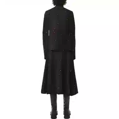 Chloe Collarless Fitted Jacket