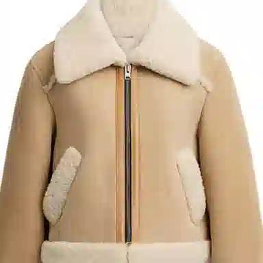 COACH SS24 Solid Zip Jacket Sand