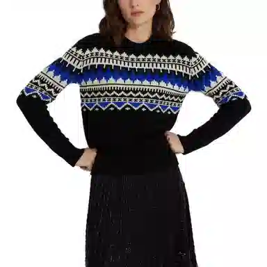 Polo Ralph Lauren FW23 Colorblock Crewneck Sweater