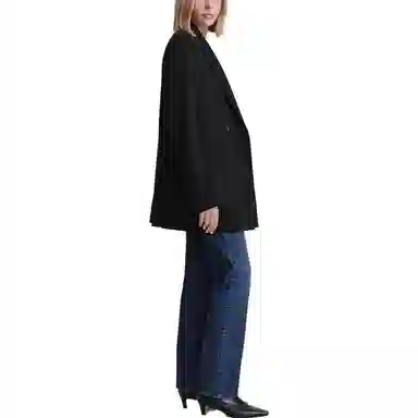 TOTEME Wool Blend Double Breasted Blazer