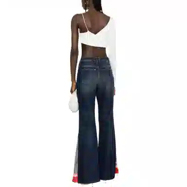 Balmain SS23 Flare Jeans Blue