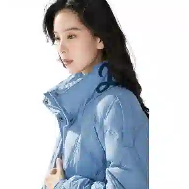 茵曼 纯色立领收腰含休闲夹克 女款