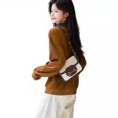 【dme】休闲字母印花宽松卫衣 女款 咖啡色