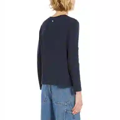 WEEKEND MaxMara Calamai Printed T-Shirt Navy