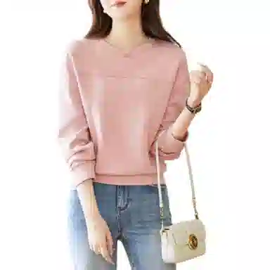 【dme】 简约休闲宽松长袖卫衣 女款