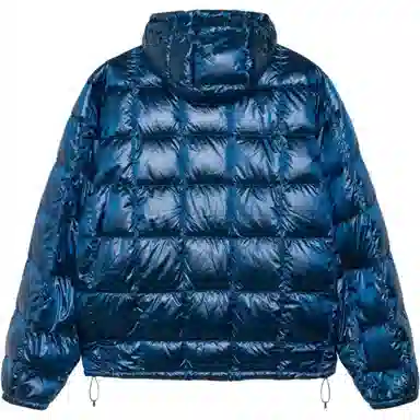 Stussy FW24 MIDWEIGHT HOODED PUFFER logo