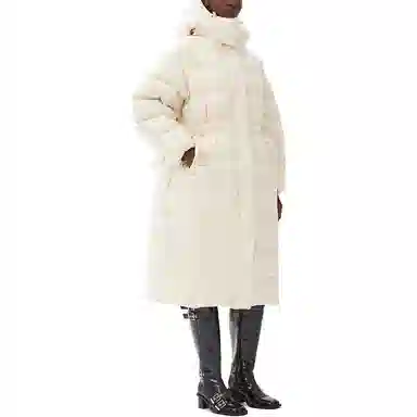 GANNI FW24 Detachable Hood Down Coat