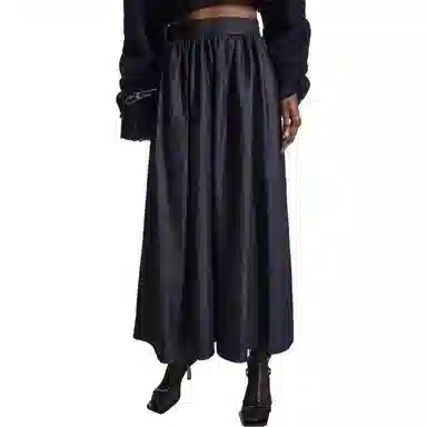 COS A-Line Midi Skirt Indigo