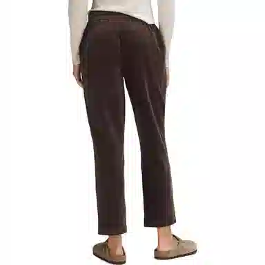 lululemon Scuba Mid-Rise Straight-Leg Pant 78 Length Velvet Cord