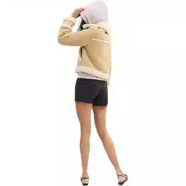 COACH SS24 Solid Zip Jacket Sand