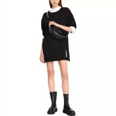 Armani Exchange FW23 Logo Dress Black