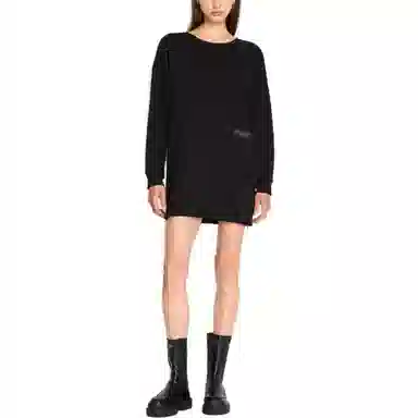 Armani Exchange FW23 Logo Dress Black