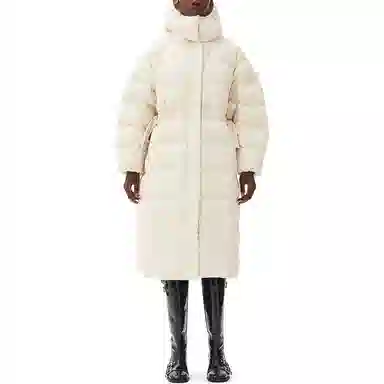 GANNI FW24 Detachable Hood Down Coat