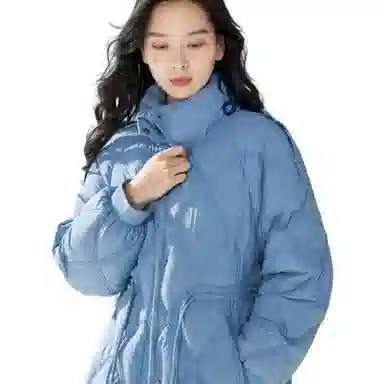 茵曼 纯色立领收腰含休闲夹克 女款