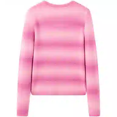 太平鸟 渐变条纹线开衫短款针织衫 女款