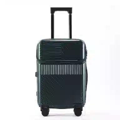 游帝 前开口多功能 带杯架充电口 万向轮旅行箱 男女同款情侣款