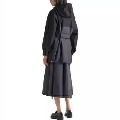 PRADA Technical Fabric Midi Skirt