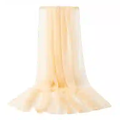 上海故事 纯色加大真丝雪纺素色长巾海滩沙漠旅游推荐 桑蚕丝 丝巾 女款