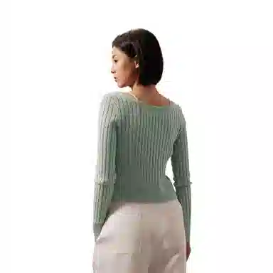 Calvin Klein V-Neck Knit Sweater
