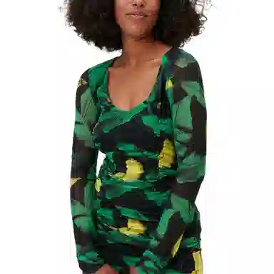 GANNI FW22 Black Dress