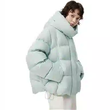 坦博尔 可脱卸简约舒适纯色羽绒服 女款