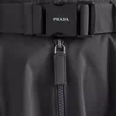 PRADA Technical Fabric Midi Skirt