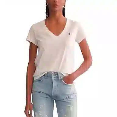 Polo Ralph Lauren V-Neck T-Shirt White