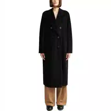 MaxMara Madame 101801 Coat Black