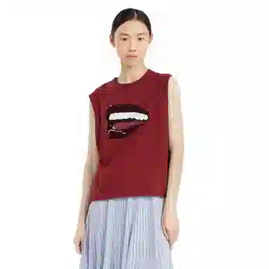 COACH x TOM WESSELMANN SS22 Sleeveless Tee Red