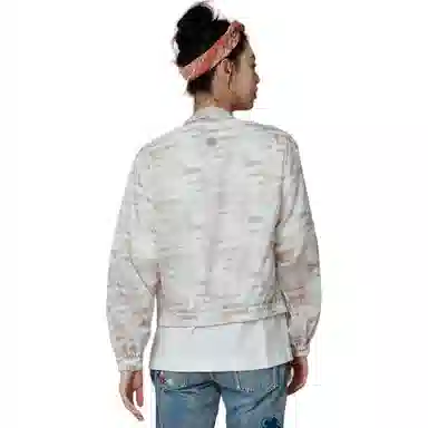 鬼洗 水金鱼满印印花夹克外套 女款