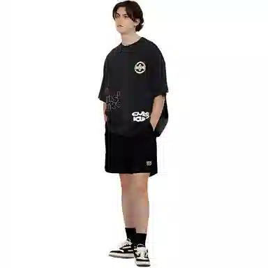 EVISU KURO SS24 Black Shorts