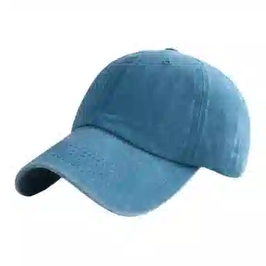 木林森 韩版日系软顶简约休闲复古做旧水洗牛仔街头 棉 鸭舌帽 男女同款情侣款