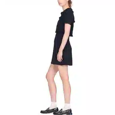 Sandro FW22 Black Dress