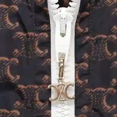 CELINE SS21 Logo Windbreaker Hoodie Black