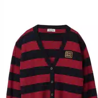 MIU MIU Cotton Knit Cardigan