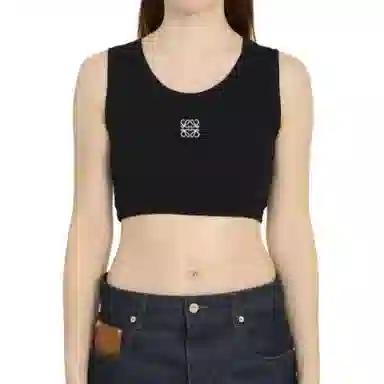 LOEWE Sleeveless Pullover Black
