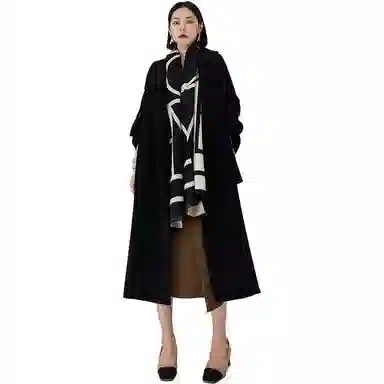 Meiyang Asymmetrical A-Line Skirt Walnut