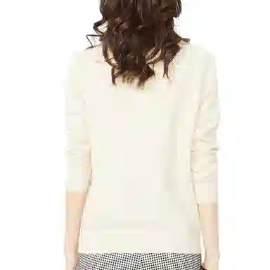 恒源祥 半高领纯色套头针织毛衣 女款