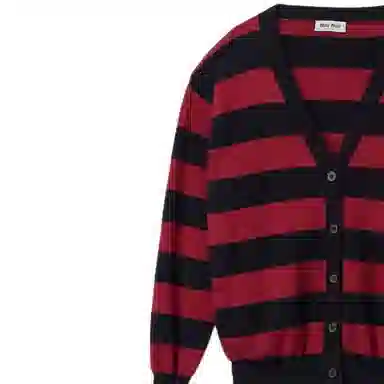 MIU MIU Cotton Knit Cardigan