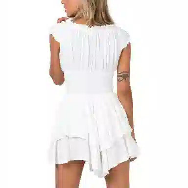 PRINCESS POLLY THE LOVE GALORE ROMPER WHITE LOWERIMPACT white