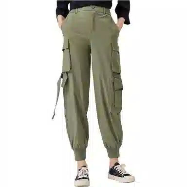 森马 聚中腰合身休闲裤 女款