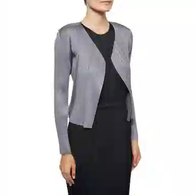 PLEATS PLEASE ISSEY MIYAKE Cardigan Grey