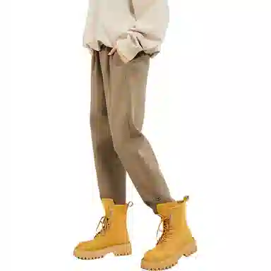 木果果木 锥形中腰九分休闲裤 女款